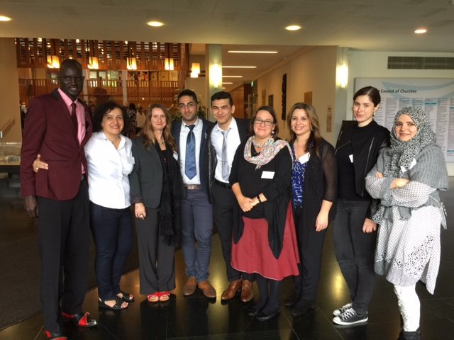 APRRN_'s tweet image. With amazing youth delegates from Aus and NZ at Global Refugee Youth Consultations #GRYC