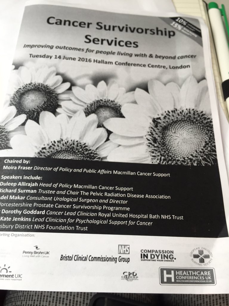 LJaniec's tweet photo. Looking forward to a great event on delivering cancer survivorship services today #learnandshare #ShapeNottsCancer https://t.co/enXMohOdv0