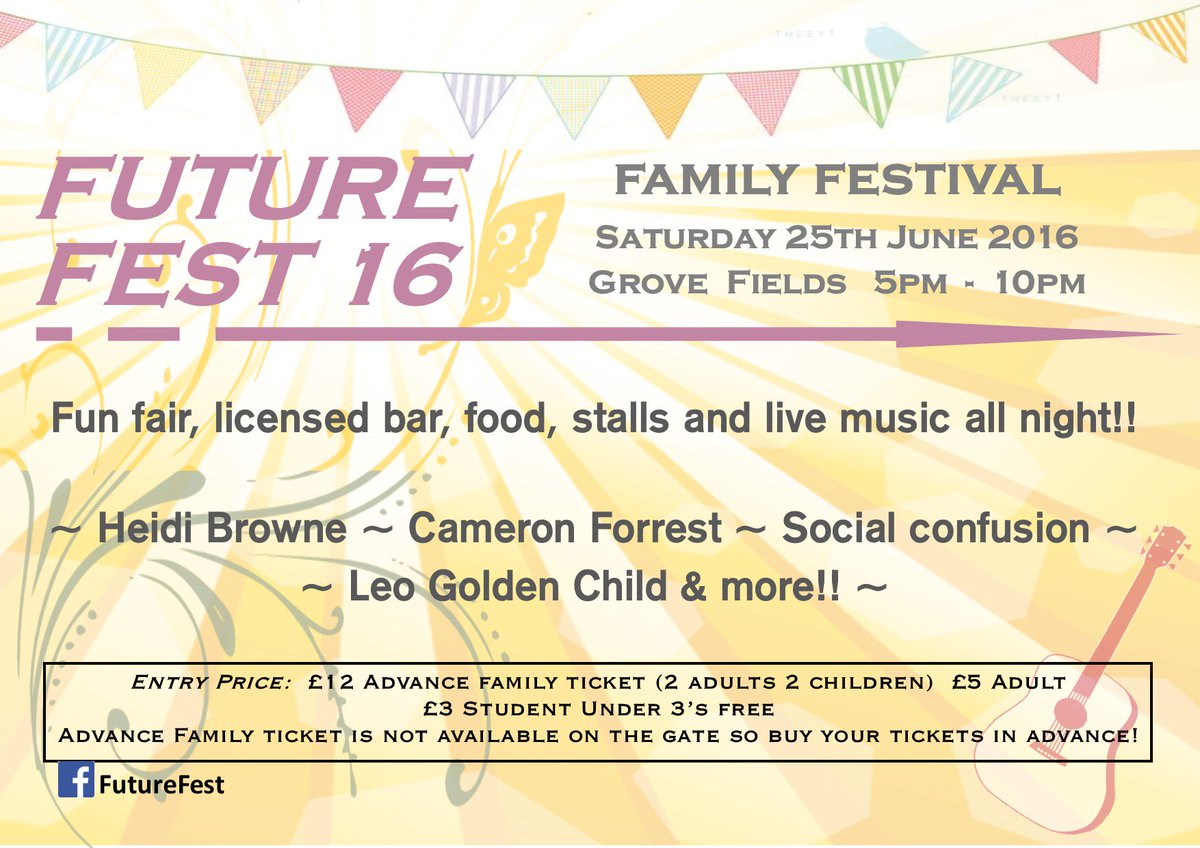 GroveBooking's tweet image. **TICKETS AVAILABLE HERE!!**....www.ticketsource.co.uk/futurefest
@heidiemmapeach @Leo_GoldenChild @Camforrest97