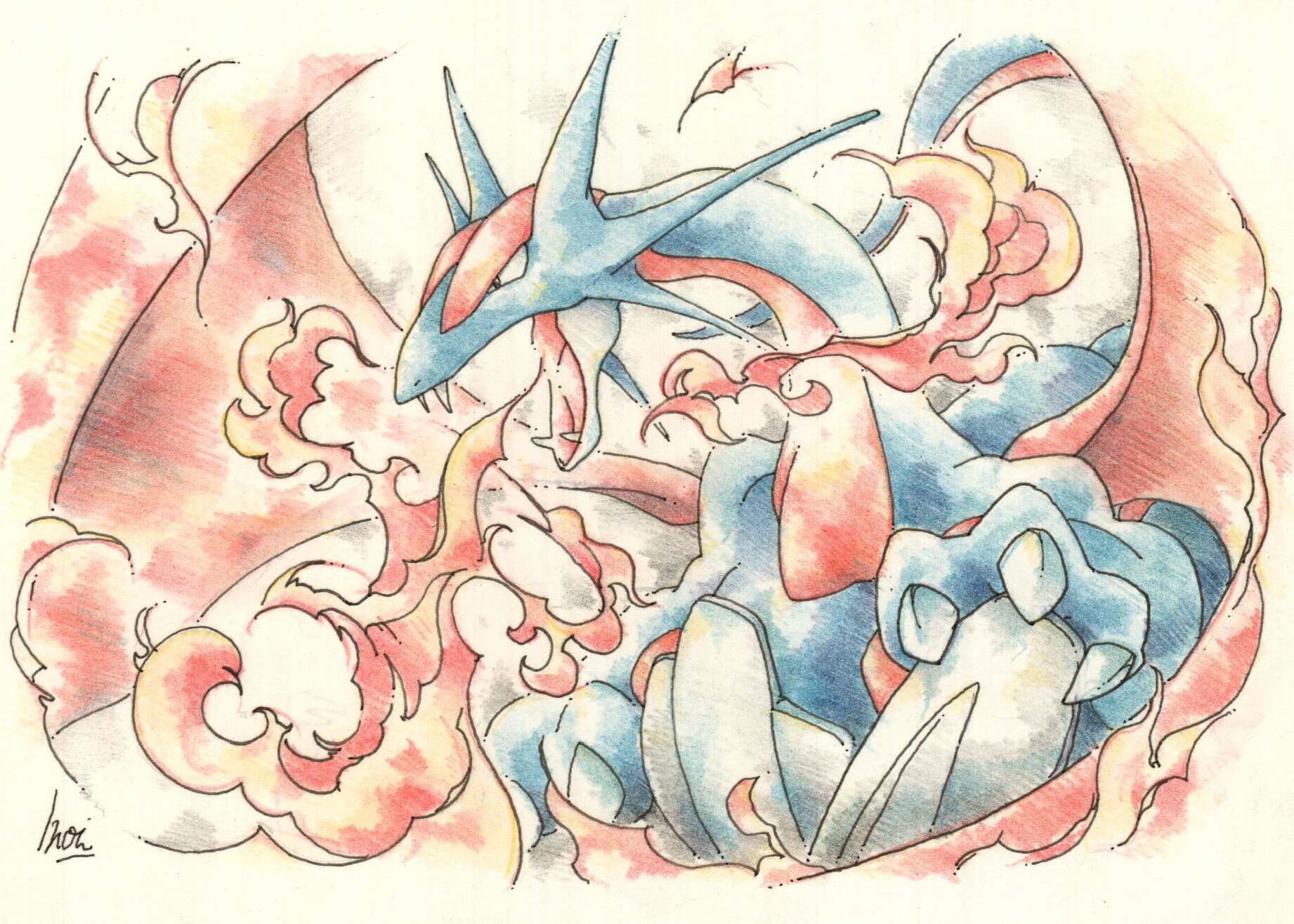 Inori 移転しました 今日のポケモン図鑑 ｎｏ ３９１ ボーマンダの かえんほうしゃ T Co Ytjfyh8lco Twitter
