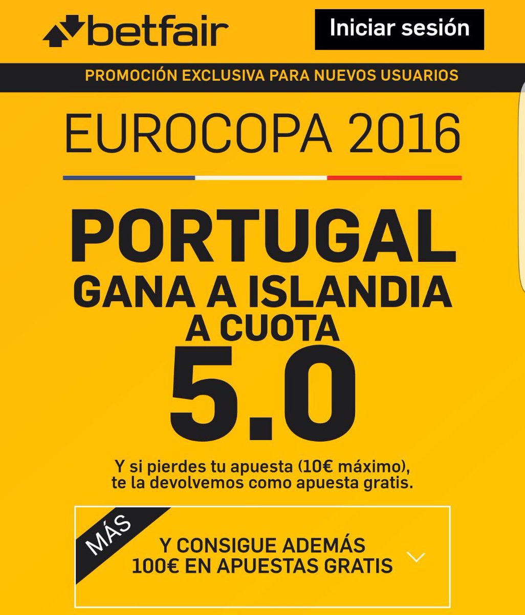 Tipsterazo's tweet image. Regístrate ahora en Betfair y aprovecha esta SUPERCUOTA
ads.betfair.com/redirect.aspx?…