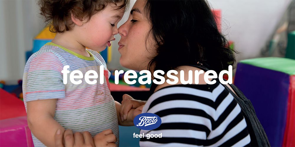 Feel reassured. New advert for <a href="/BootsUK/">Boots</a>, shot by Charlie Campbell <a href="/_charliebird/">charlie campbell</a>. Thanks to <a href="/motherlondon/">Mother London</a>! #feelgood
