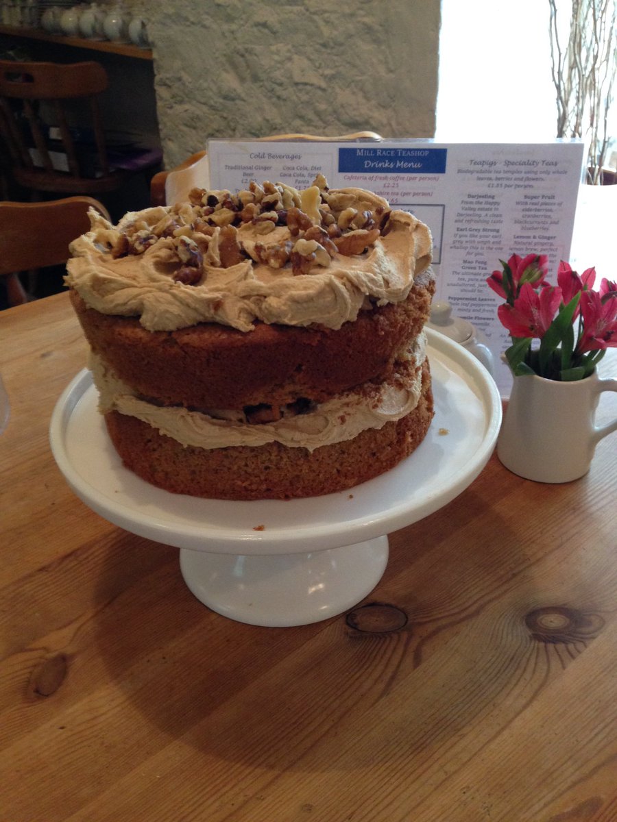 millraceteashop's tweet image. Coffee cake after a walk to the falls today
