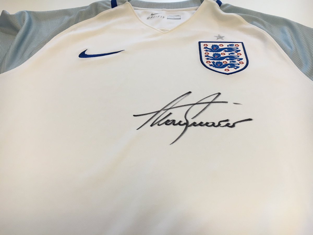 For your chance to win a signed <a href="/alanshearer/">Alan Shearer</a> #ENG shirt, simply RT this tweet. One random selected winner at 4pm! Go