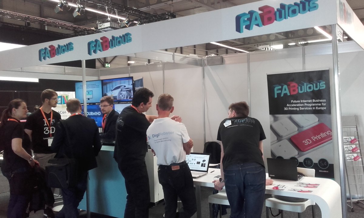 FABulous_FI's tweet image. Visit the #FABulous startups at Hall 2 Stand 800 at @FabCon3D #3dprinting #manufacturing  #tech @FIware