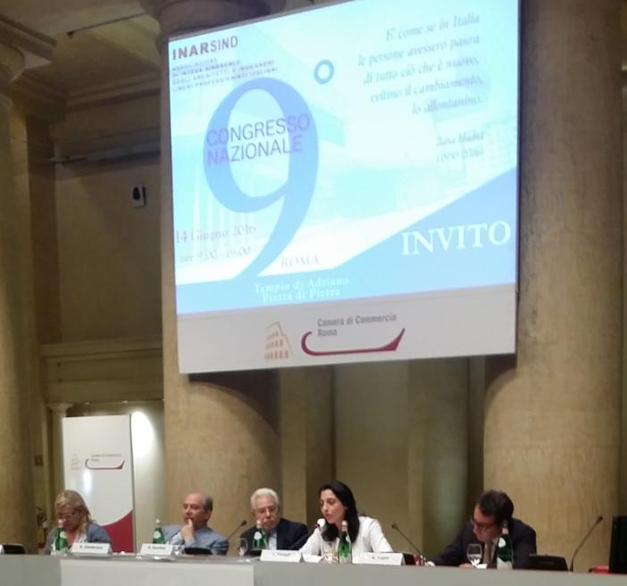 redonemarco's tweet photo. #9congresso @inarsind professionisti al centro dello #sviluppo @irenetinagli https://t.co/KvaSHDFhAu