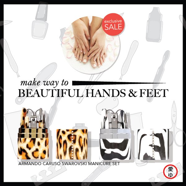 Manicure set HARUS PUNYA saat ini juga &amp; dilengkapi dengan alat2 mani pedi yang lengkap, kristal swarovski asli..