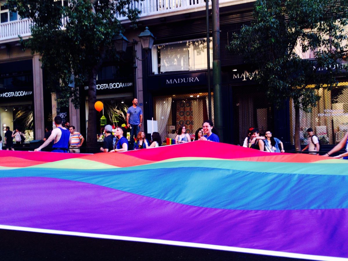 CCitiesProject's tweet photo. "I was proud to join #AthensPride together with my students." Check our Instagram https://t.co/8Xhwx31cKO for more. https://t.co/DLoF8VqYLw