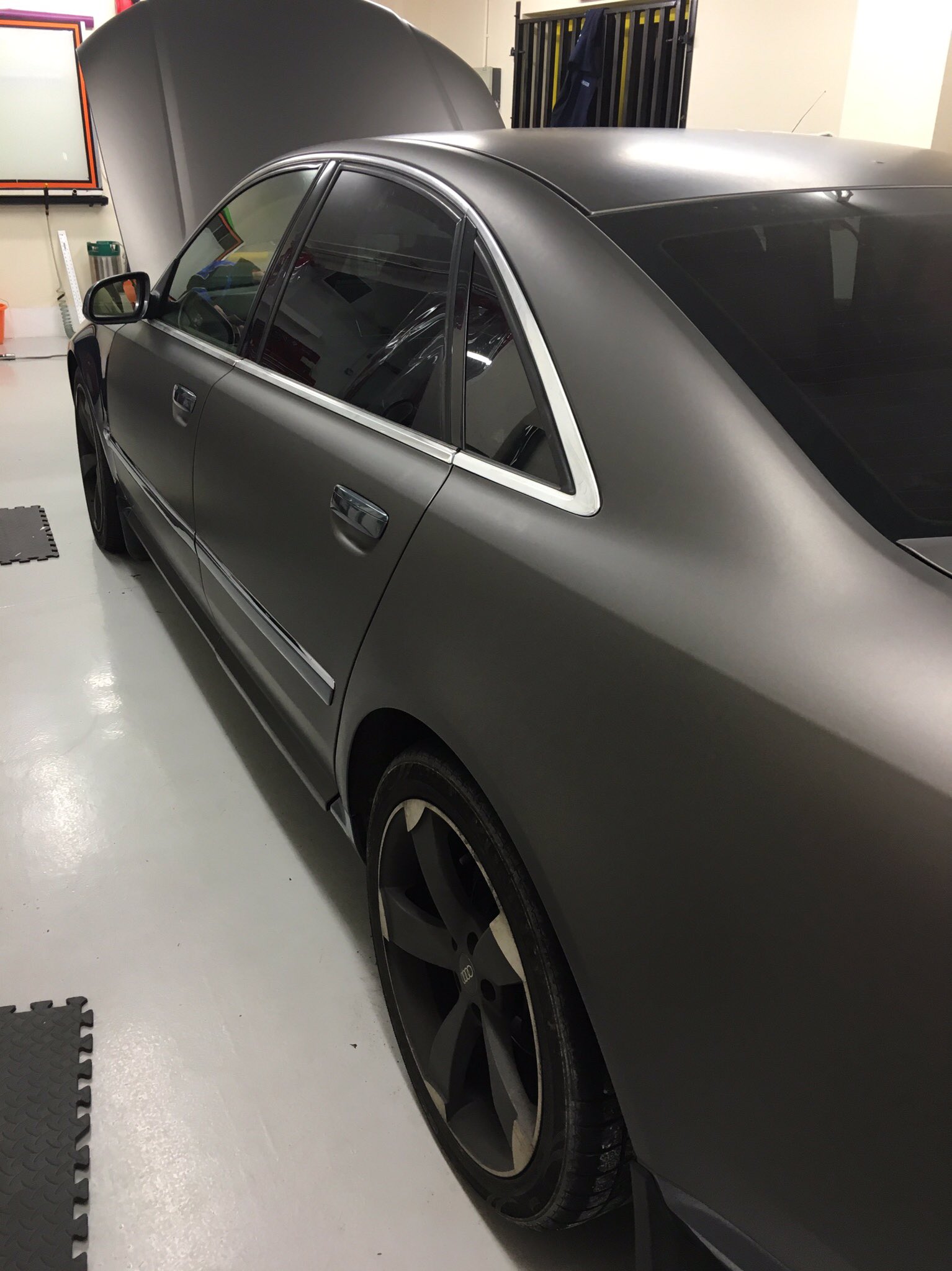 Satin Grey Paint Job