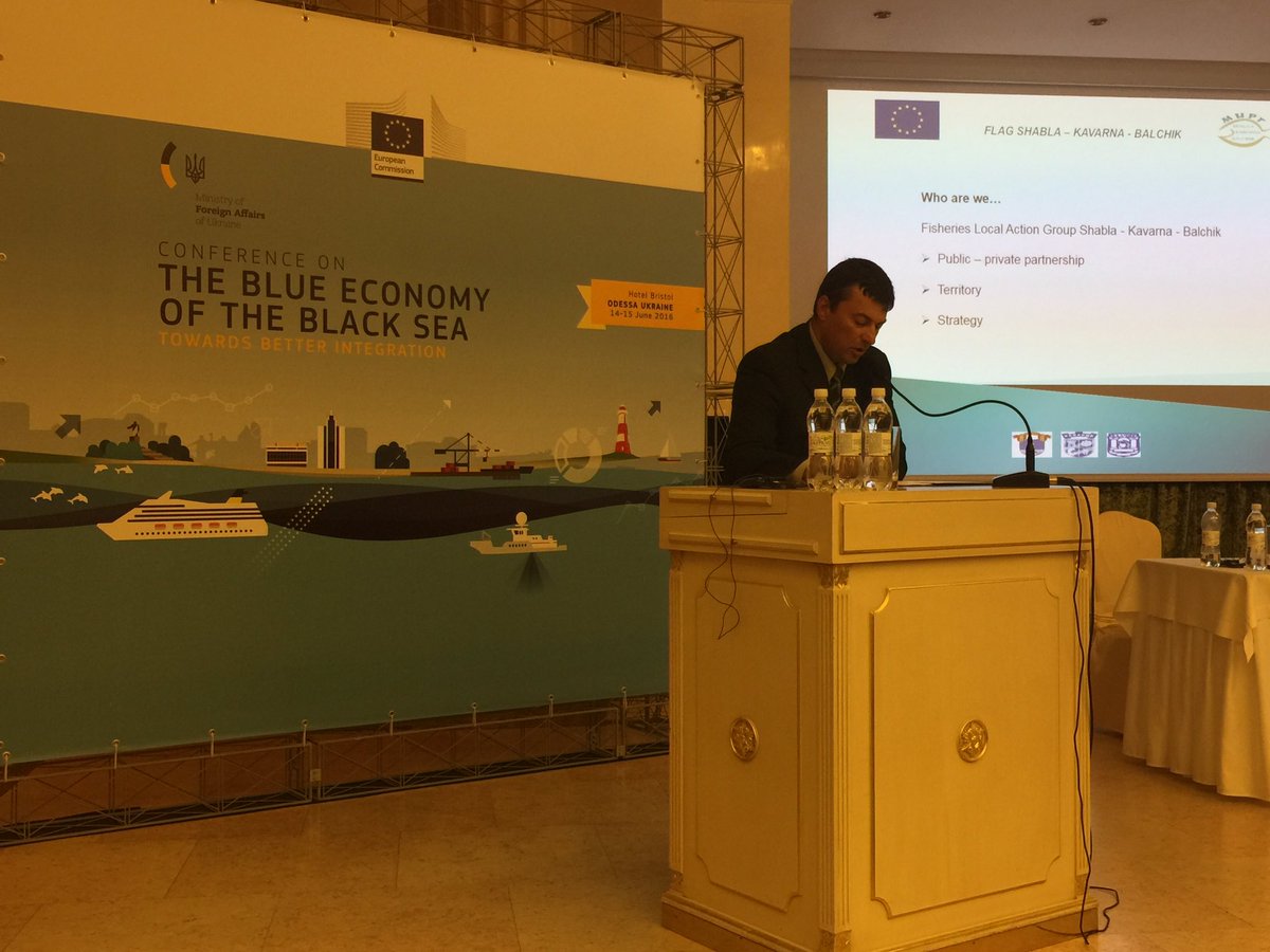 Lorena_FARNET's tweet image. #Shabla-Kavarna #FLAG presenting their #CLLD projects and cooperation initiatives in the #BlackSea