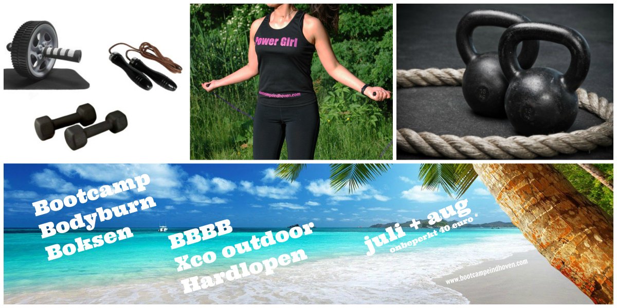 Bootcampeindhvn's tweet photo. Blijf in shape tijdens de zomer !
juli en aug onbeperkt 40 euro. (20 aug tm 31 aug vakantie)
https://t.co/QqWdeBzMXB https://t.co/YYhsrDWveu