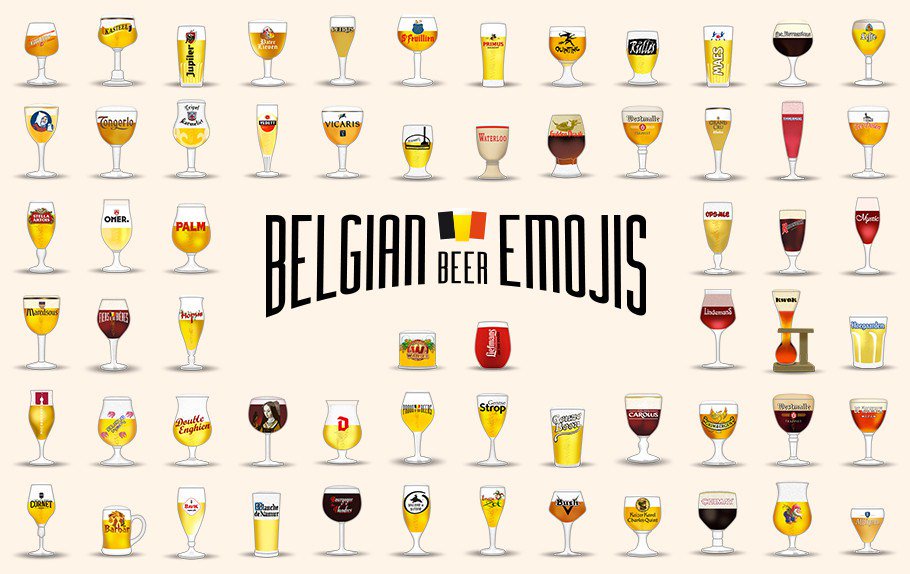 CraftBeerHunt's tweet photo. Why settle on one #beer emoji when the Belgian Beermojis keyboard has over 60! https://t.co/MLNg5mrwAb https://t.co/u4ghbN3nWR