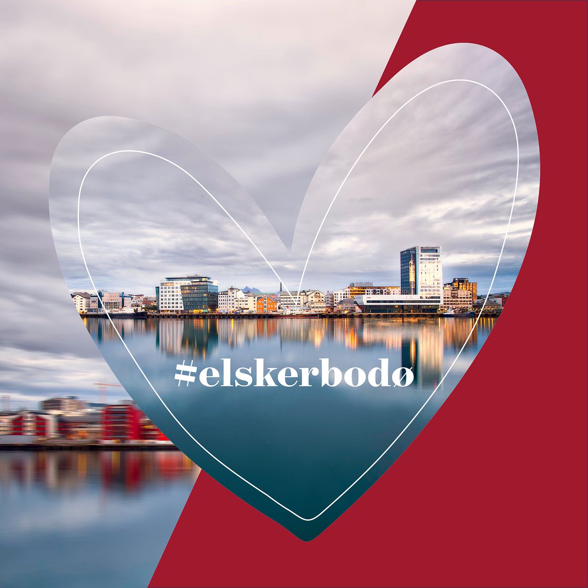 Åpner Twitterkonto med et rungende #elskerbodø Følg oss davel :)