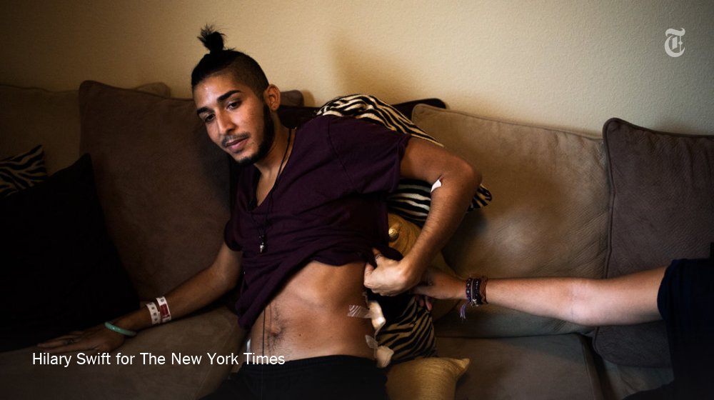 nytimes's tweet image. He was shot twice in the back as he tried to hide. The gunman, he said, had “an evil laugh” nyti.ms/1YoiAAo