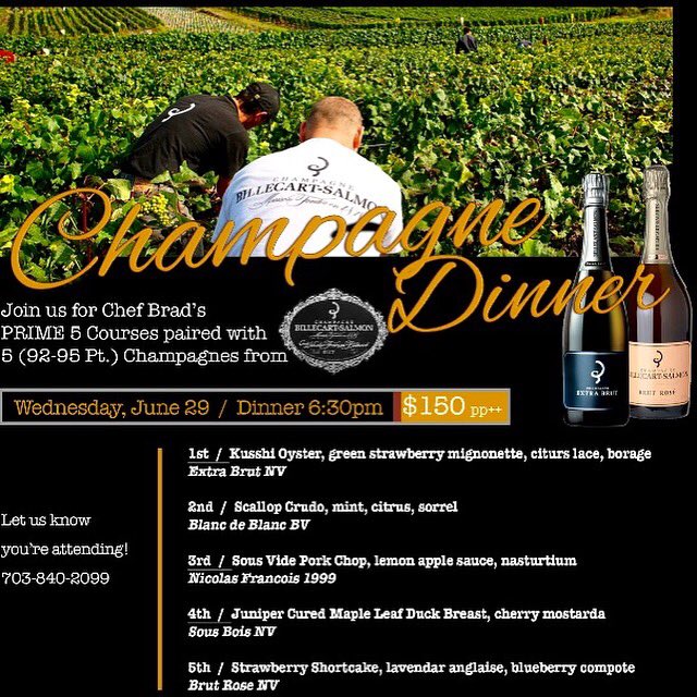 weideman_brad's tweet photo. This will be a great dinner. #champagne dinner https://t.co/Os6zft0FR5