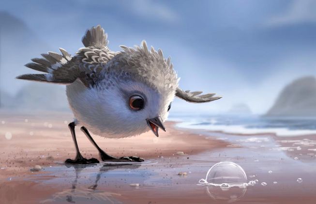 IndieWire's tweet photo. Pixar's photorealistic short film #Piper is going to melt your heart https://t.co/kpd3UWlyZk https://t.co/ezWetBLb0g