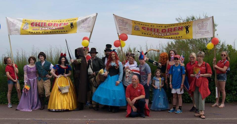 <a href="/CWCFPolegate/">Children With Cancer Fund</a> and <a href="/eastbournecos/">Eastbourne Cosplay</a> doing their thing at the #Eastbourne Sunshine #Carnival Thank you all!
