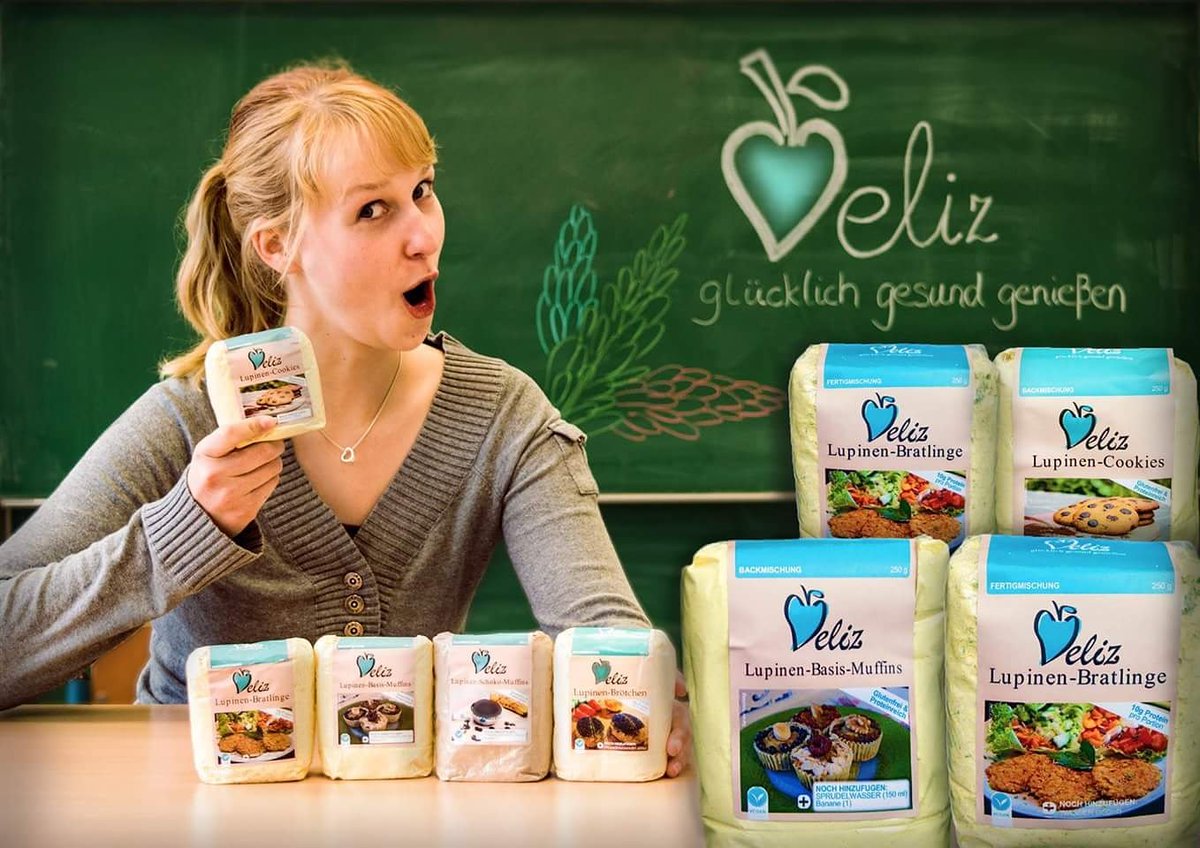 Veliz - Lupinenbackmischungen!
vegan, proteinreich, vollwertig

veliz.eu/shop

#vegan #Lupine #protein