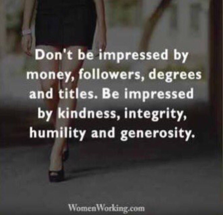 DSMarketer's tweet photo. AKA True Character. RT @ShowoffByDesign: Impressive... ⭐️Kindness ⭐️Integrity ⭐️Humility ⭐Generosity ⭐️Loyalty  https://t.co/91eSruMxwR