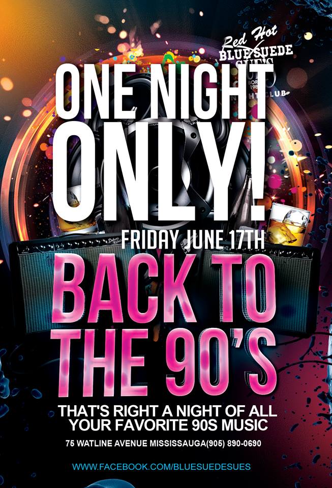 DanielpBSS's tweet photo. @vincentdefazio1 Friday - HUGE 90s Party @bluesuedesues - Don't miss this - for guest list 905-890-0690 https://t.co/yY6MjM8chT