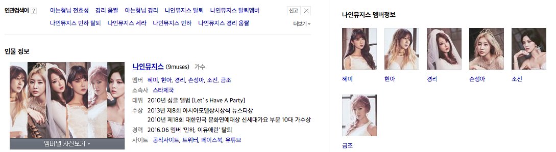 Nine9Memories's tweet photo. Naver changed 9MUSES group page with the updated line-up
#9MUSES #나인뮤지스 https://t.co/MGaIa72wqZ
