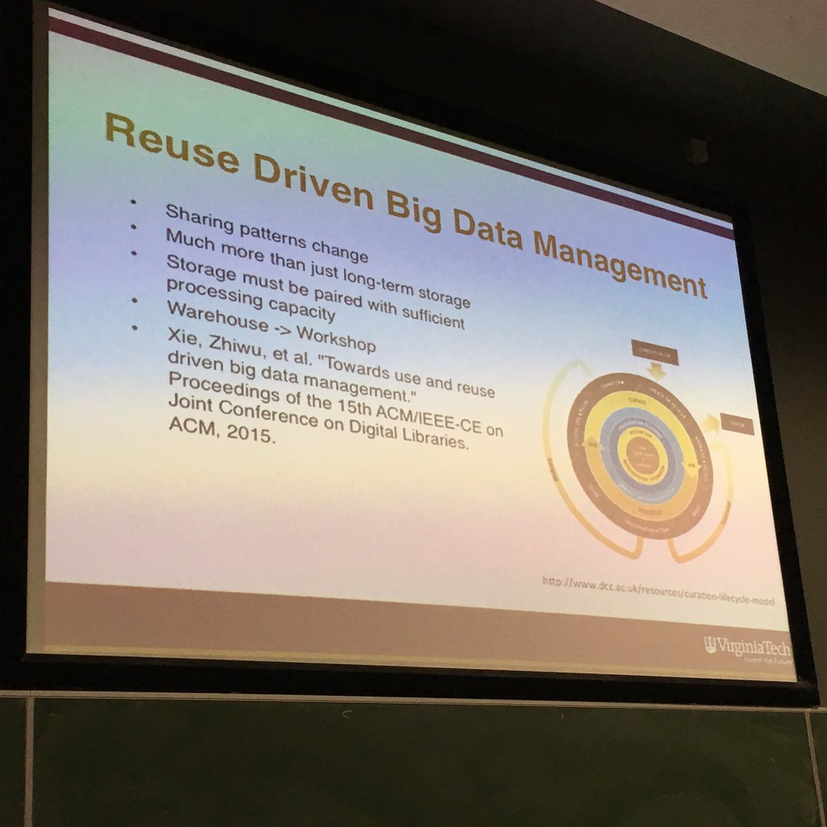Xie: Are Repositories Impeding Big Data Reuse? Not enough to just have storage need processing too for reuse #OR2016