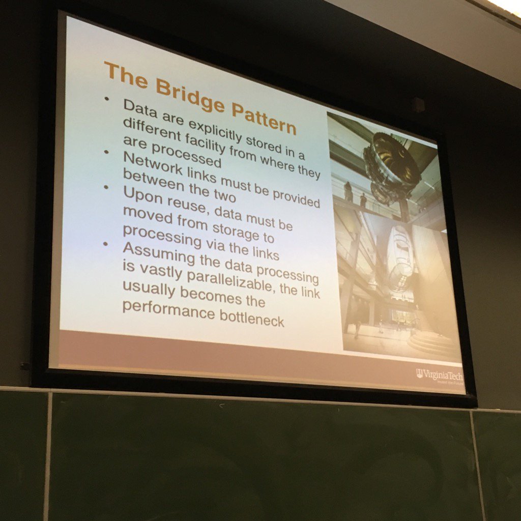 Xie: The Bridge Pattern, data explicitly stored in a different facility #OR2016 #BigData