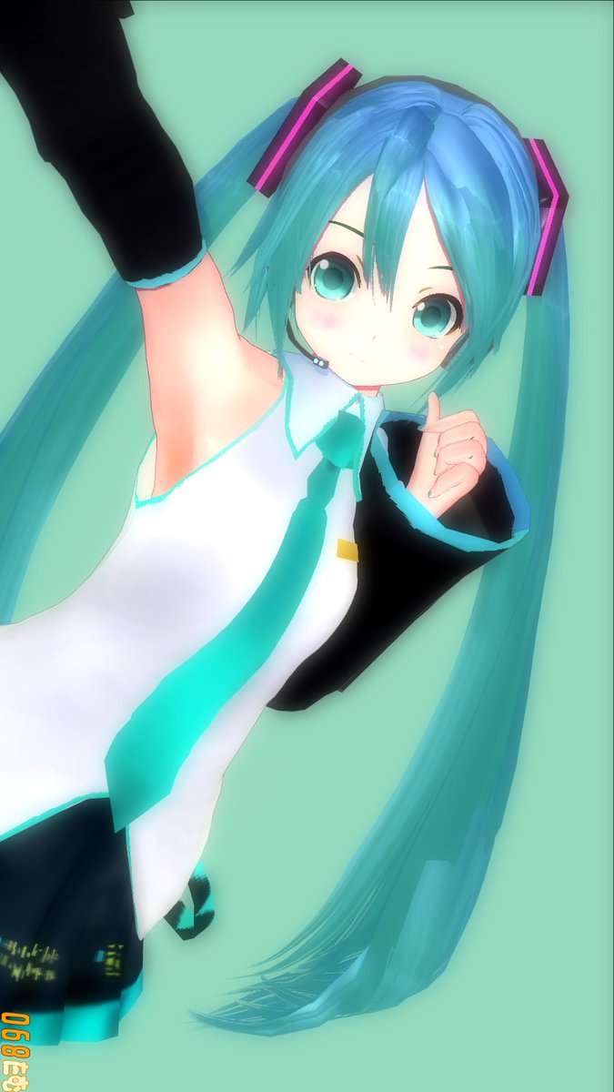 すねわか On Twitter あぴミクはmmdだけじゃないんですよ笑 ふしびさんのあぴミクを再かすたむしました 目を拡大及び睫毛を削除 頬染めその他微調整 たむたむすーる たむたむす る あぴミク