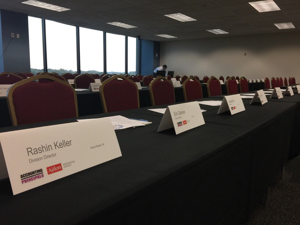 dkalxander's tweet photo. All set for two great days of leadership meetings with @acctprincipals and@ajilon #myjobsmorefun https://t.co/vhb7S8uLOg