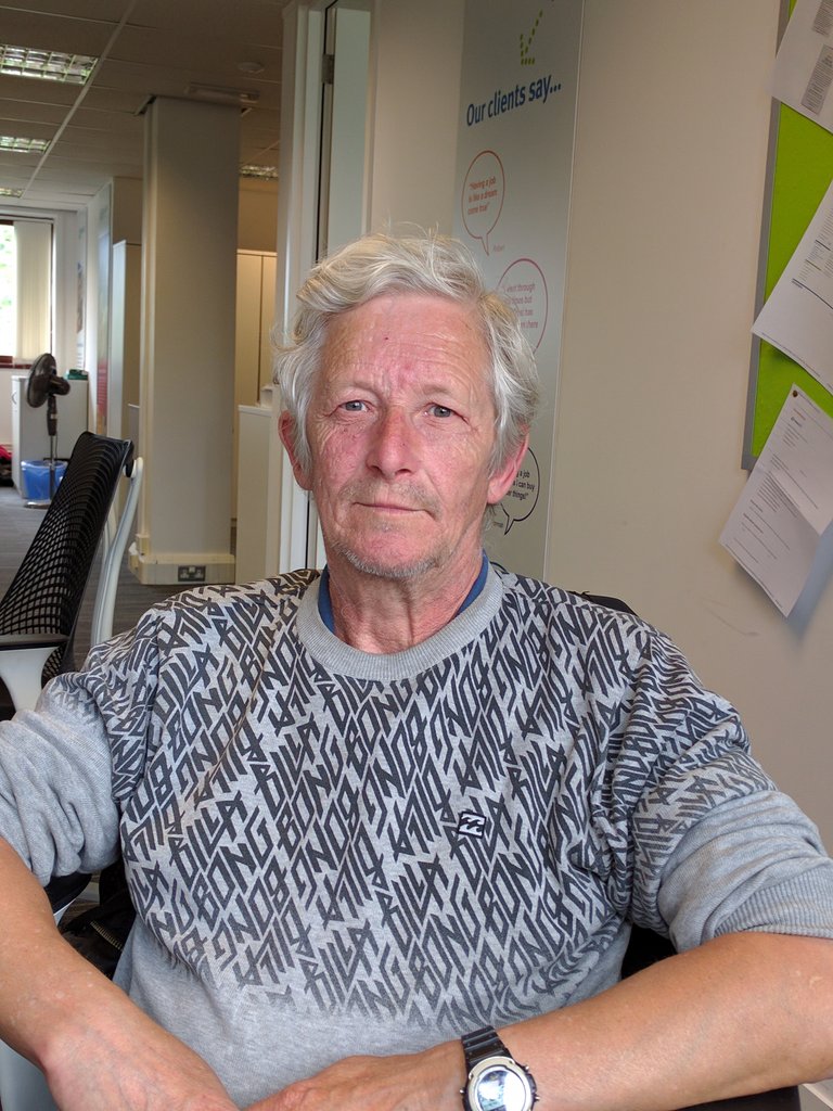 ShawTrust's tweet photo. Steven was unemployed for 11 years and has been supported into work by our #Crawley team #charitytuesday https://t.co/n1NmBezJNJ