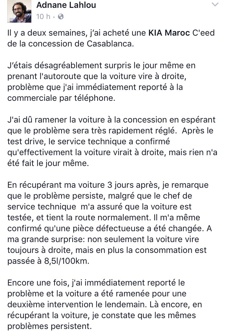 us_ain's tweet photo. Bonjour @Kia_Motors @kia_maroc vous n'avez pas honte ? https://t.co/uSpzlfhO97