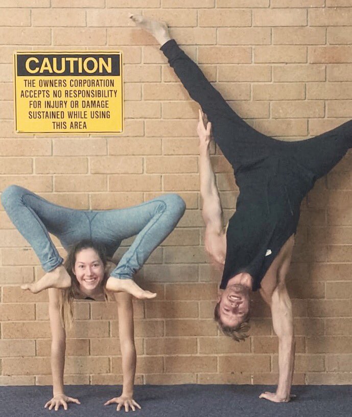 brendan_irving's tweet photo. Training cautiously with miss @LuciaCarbines!

... No injury / damage sustained 😂 https://t.co/dt3ca1Plem