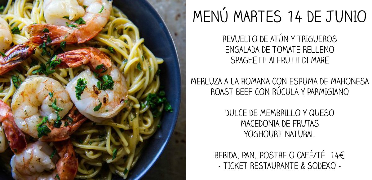 90gradosmadrid's tweet photo. Hoy os hemos preparado este MANJAR de #MenúDelDía con mimo e ilusión ❤️ ¡FELIZ DÍA! #Madrid #Foodies #TerrazaDeModa https://t.co/8kVGQp1nes