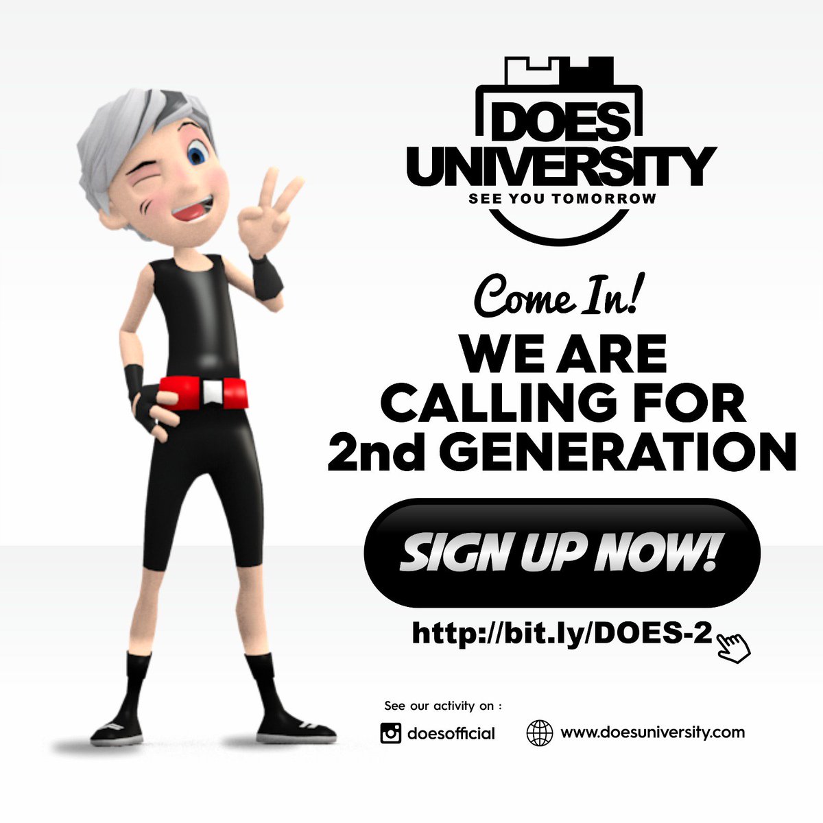 endanksoekamti's tweet photo. Ppendaftaran #DOESUniversity Generasi Ke 2 telah dibuka. Syarat dan informasi ada di https://t.co/Vm8ySA03hr https://t.co/RMl0qqycO9