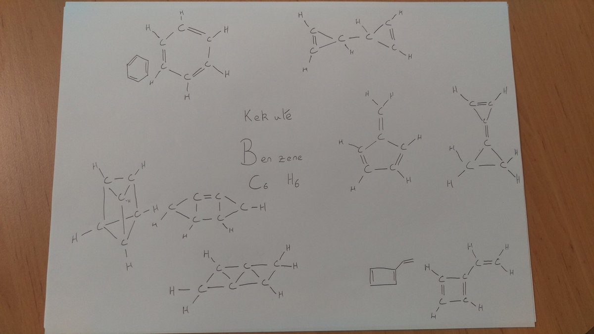 chemstuff's tweet photo. I love the first lesson of A2 chemistry, benzene time! https://t.co/CVvbWf1sR0