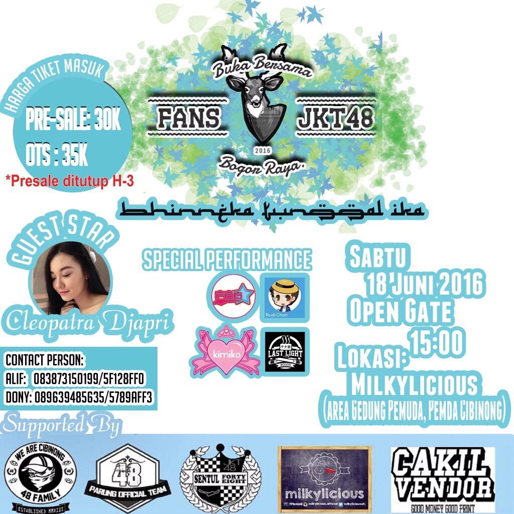 Halo~ Yang kangen sm Kimiko. Jangan lupa datang kesini ya!!  Cc: <a href="/JKT48BOGORRAYA/">JKT48 BOGOR RAYA</a> @Cleopatra_CMI