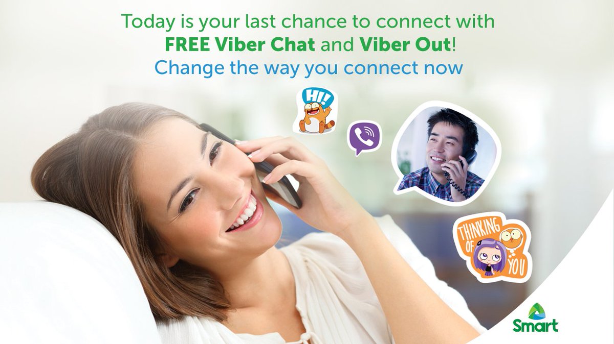 LiveSmart's tweet photo. Enjoy #SmartFREEViber today! Chat and call locally and abroad because #RealFriendsCall. https://t.co/M4xs7msE90