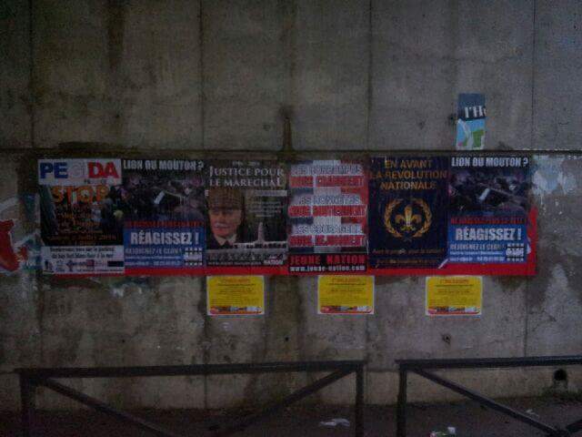 nationalistesfr's tweet photo. Collage du #PNF #Normandie à #Dieppe ! @JeuneNation @ClanAssociation #PEGIDA #PartiNationalisteFrançais #JN #RevNat https://t.co/vp4lXIG3lB