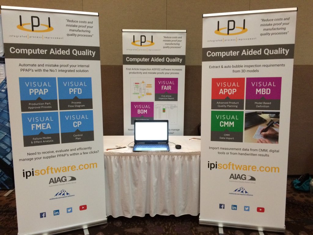 IPISolutions's tweet photo. #AIAG #SCsummit2016 stop by and understand how to automate and mistake proof your global supplier #PPAP process https://t.co/UFQ7tX0ksX