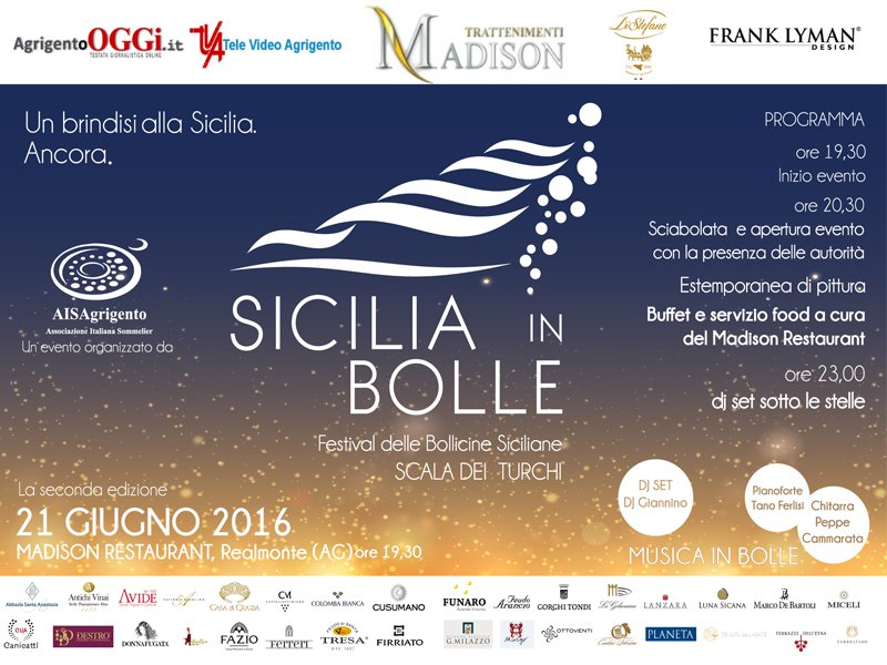 Pronti a brindare alla Sicilia? #siciliainbolle 21 giugno 2016 #scaladeiturchi #agrigento #aisagrigento #ais