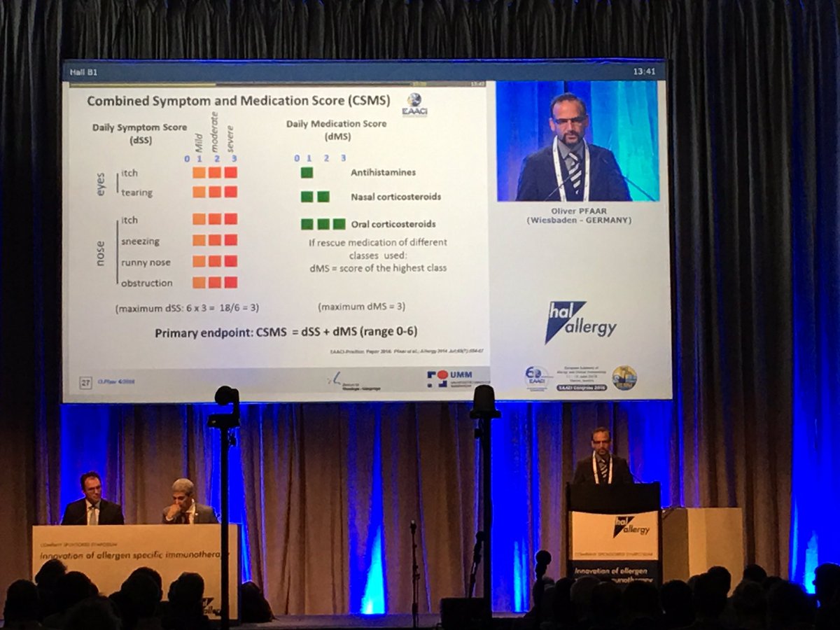HAL_Allergy's tweet photo. Phase III results of SLIT #immunotherapy trial on #birch presented #EAACI2016 by O. Pfaar https://t.co/dCmlHZ58ss
