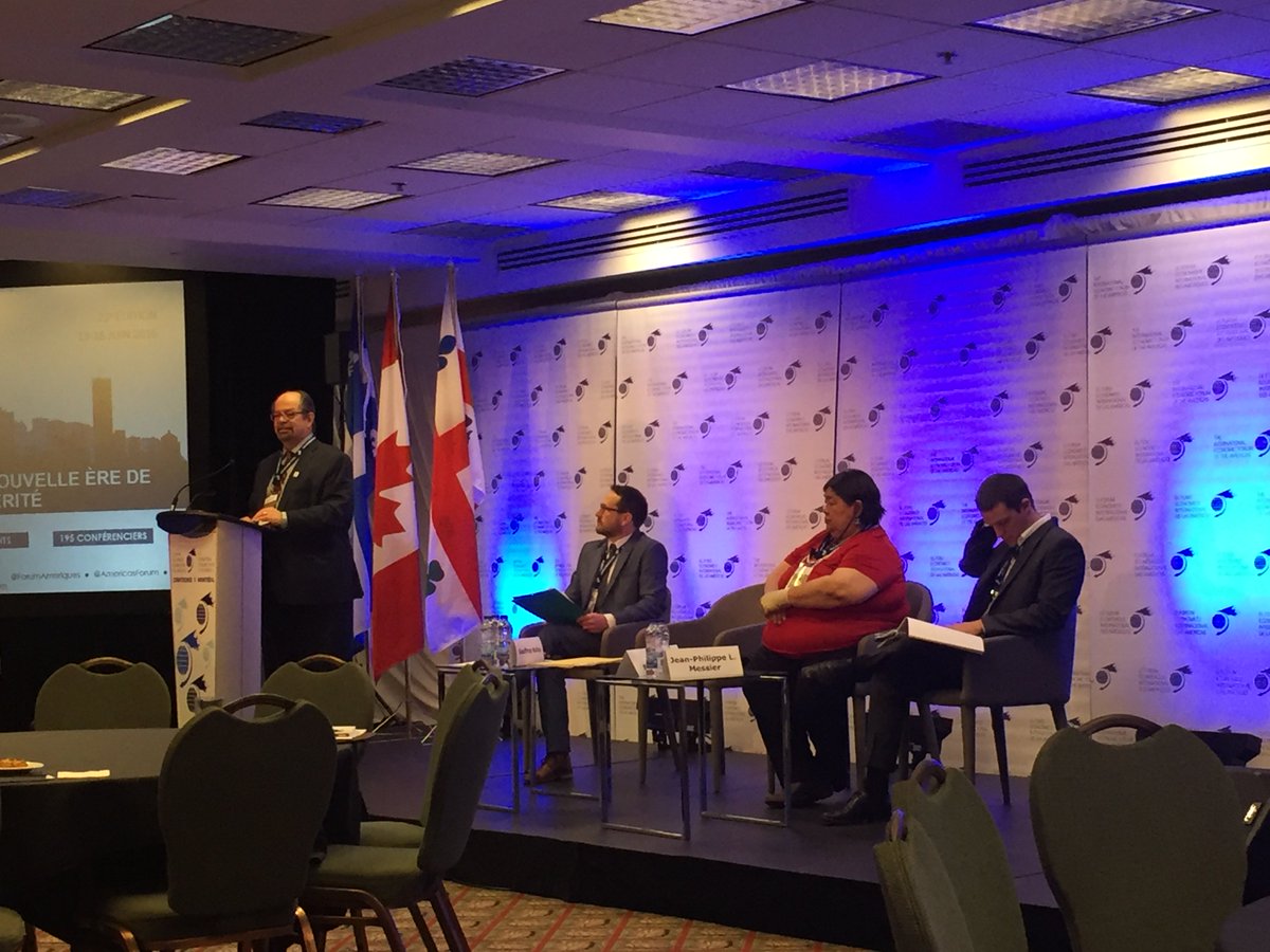Jarett Lalonde 🇨🇦 🇺🇦 🇮🇱 (@calgaryjlo) on Twitter photo Interesting discussion on First Nations economic development this morning at <a href="/AmericasForum/">International Economic Forum of the Americas</a> #ConfMTL Interesting discussion on First Nations economic development this morning at <a href="/AmericasForum/">International Economic Forum of the Americas</a> #ConfMTL