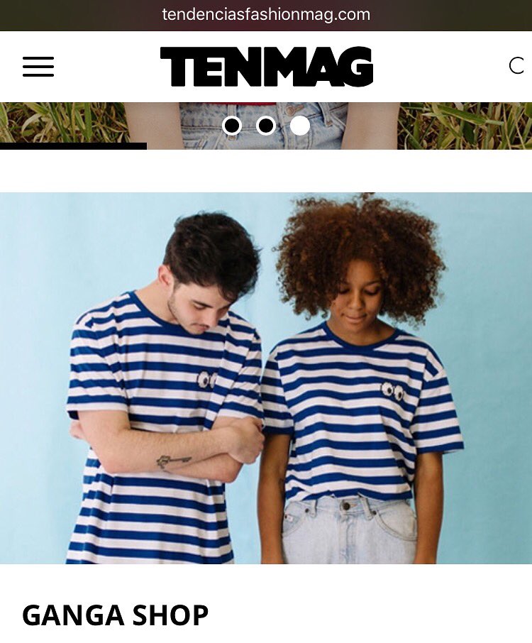 gangashop's tweet photo. Hoy salimos en @TENDENCIASmag 💙 La entrevista completa en https://t.co/QOXEQIDNpp #tenmag #tendenciasfashionmag https://t.co/fvSVGv6ggg