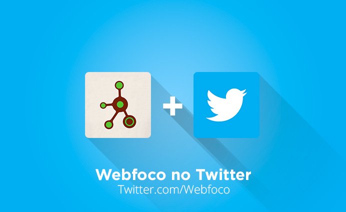 webfoco's tweet image. Siga #Webfoco no #Twitter e acompanhe as #novidades. #RedesSociais #MarketingDigital #Marketing #InboundMarketing
