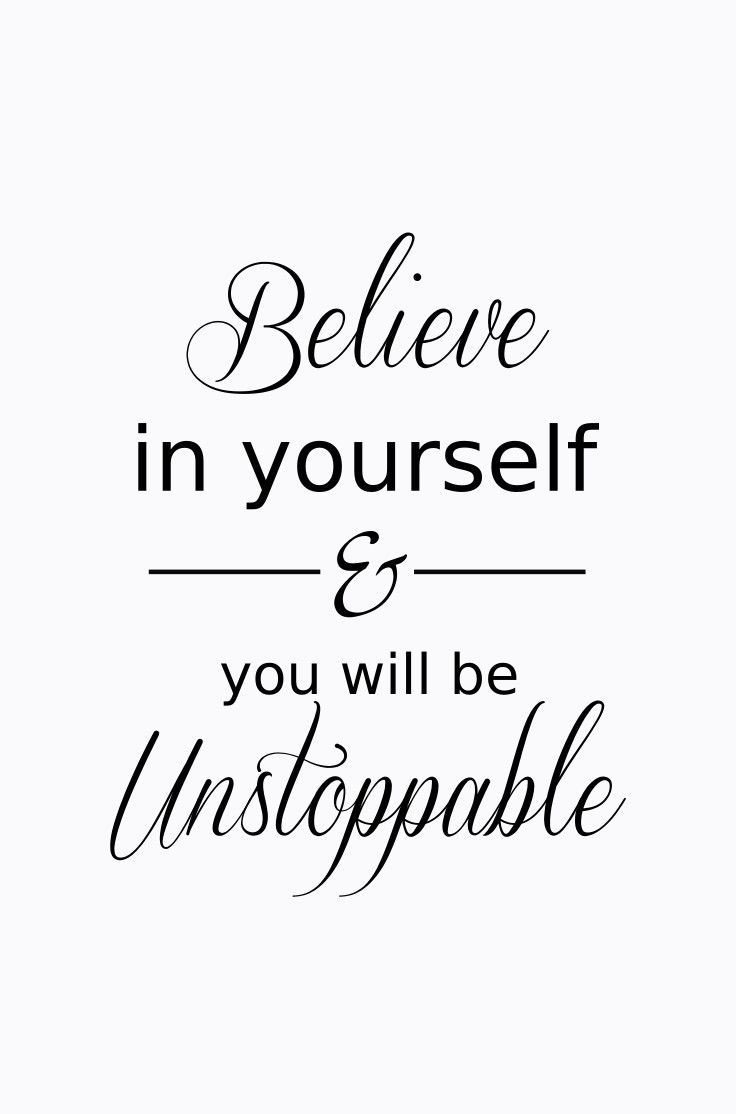Barcode2d's tweet image. #Believe in #yourself and you will be #unstoppable.