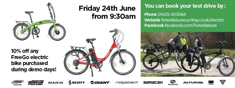Do you wish you could still ride those trails or roads? Come to our E-Bike demo day on Friday 24th June from 9:30am!