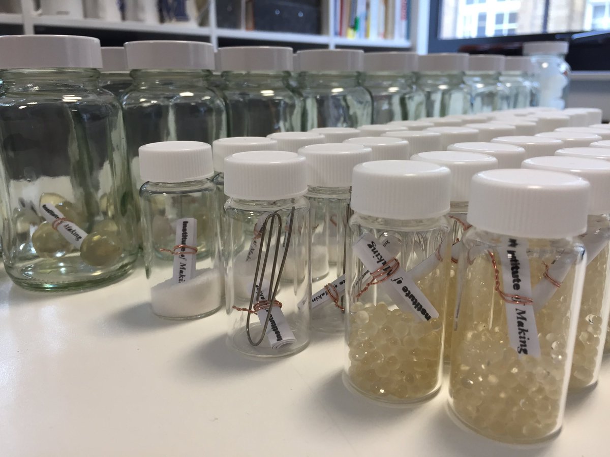of_Making's tweet photo. Preparing jars of exciting stuff for the shop of curiosities for the Festival of Stuff open day. 25th June, 1-5pm. https://t.co/xAiPZCU1ay
