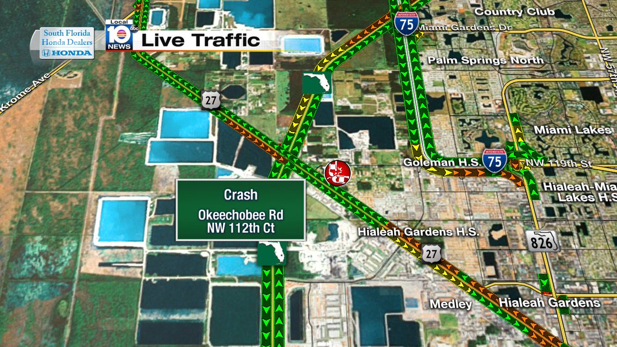 Accident on Okeechobee Rd & NW 112th Ct #TRAFFIC #MIAMI https://t.co/pMw1sLuM2L