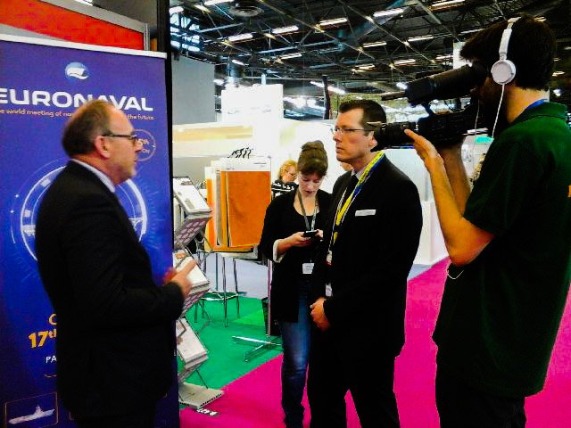 SalonEuronaval's tweet image. Coming soon! H. d&apos;Argentré&apos;s itw by #NavyRecognition @NavyRecognition. #GICAN&apos;s stand #Eurosatory @cogeseurosatory