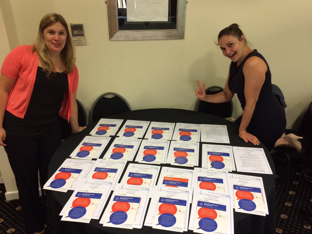 marycarterPT's tweet photo. Promoting @APTUK1 and @cppeengland at SW ACPT/PIPC induction #pharmacytechnician https://t.co/qyOCQUeAak